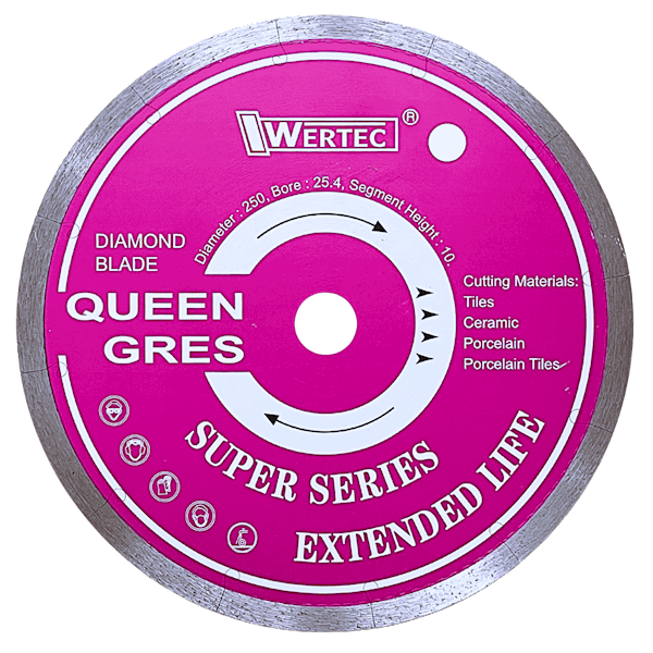 Tarcza diamentowa QUEEN GRES 250x2.0x10x25.4mm - QG250