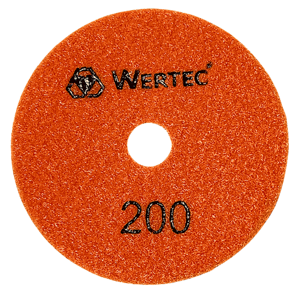 Dysk polerski 100mm gr.200 WERTEC - WDP100200
