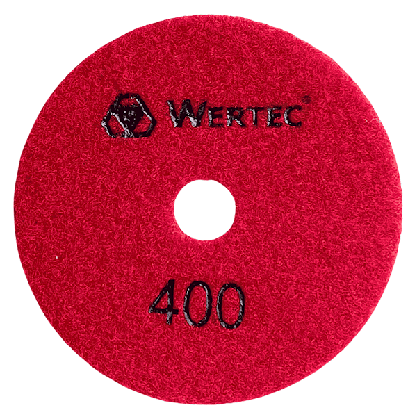 Dysk polerski 100mm gr.400 WERTEC - WDP100400