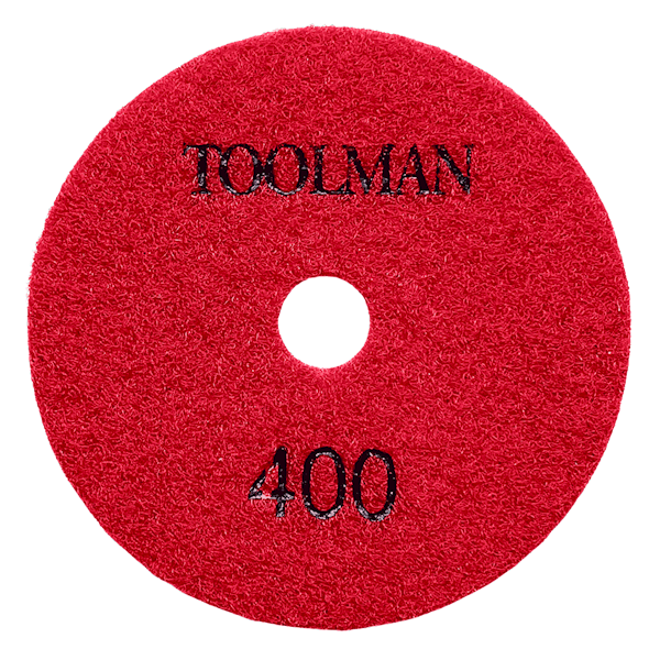 Dysk polerski 100mm gr.400 TOOLMAN - TLDP100400