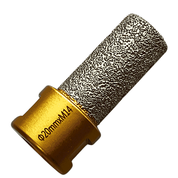 Frez lutowany próżniowo 20x50mm x M14 WERTEC