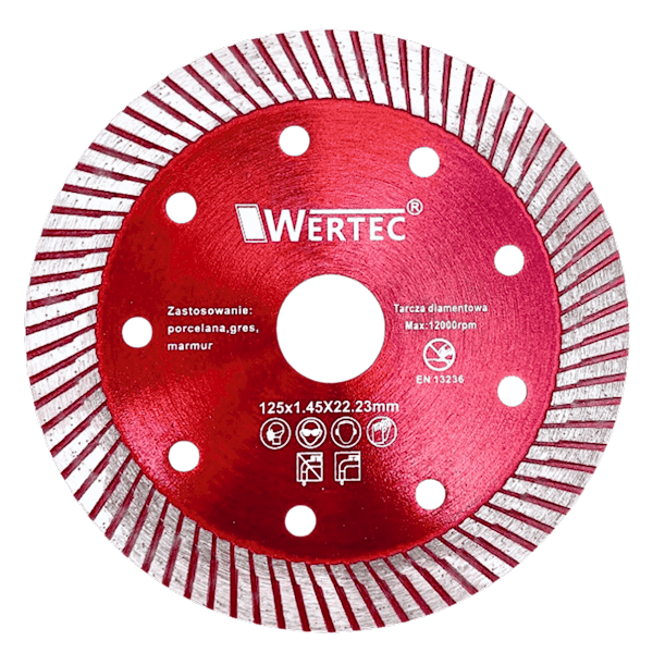 Tarcza diamentowa 125x1,45x22,23 Turbo WET - WTD12504