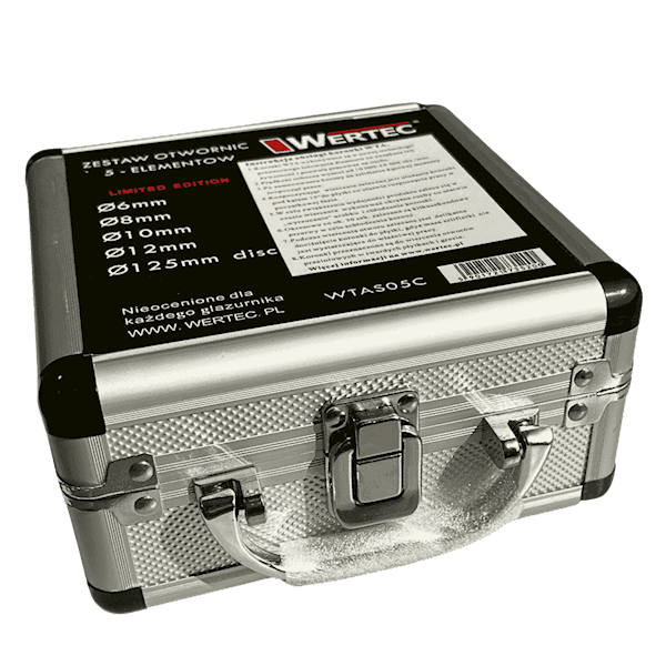 Zestaw koronek 5 el 6,8,10,12 +miejsce na 125 disc - WTASL05C
