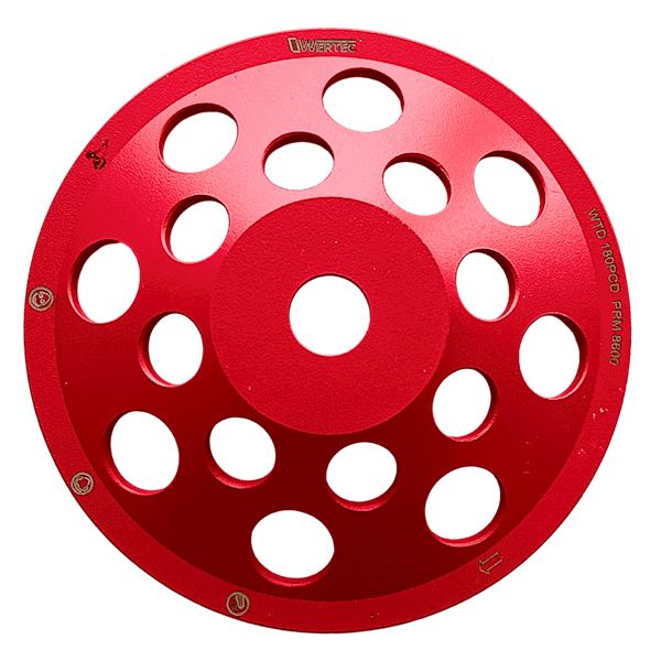 Tarcza garnkowa PCD 180x22,23mm WERTEC - WTD180PCD