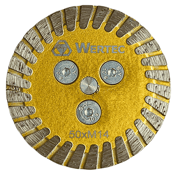 Tarcza diamentowa 50mm x M14 WERTEC - WTD50M14