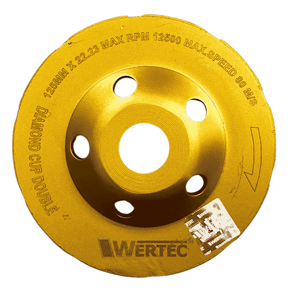 Tarcza diamentowa do szlif.125x22,23 double GOLD - WTD125DG