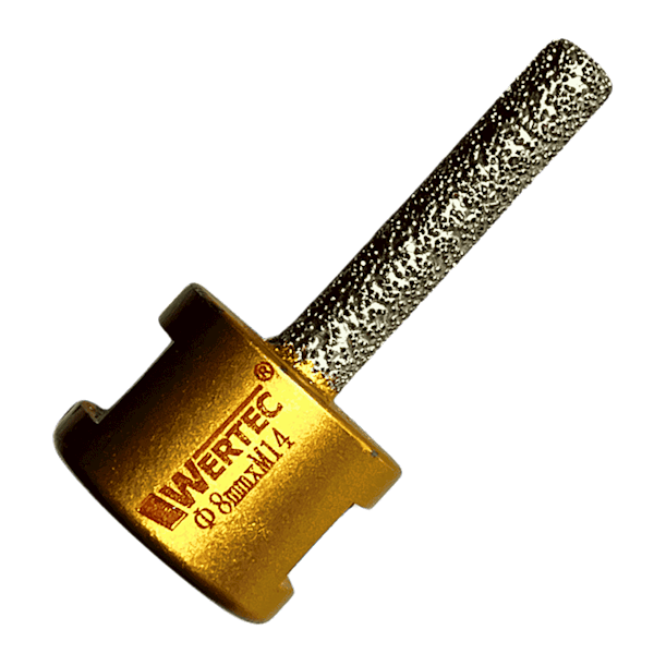 Frez lutowany próżniowo 08x50mm x M14 WERTEC