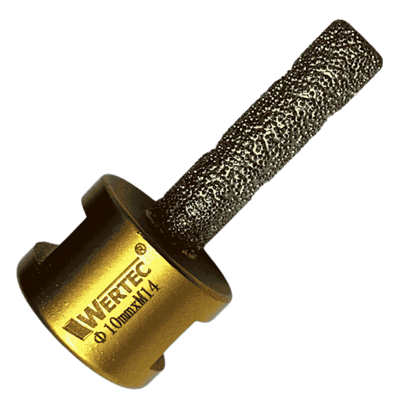 Frez lutowany próżniowo 10x50mm x M14 WERTEC - WTAF10