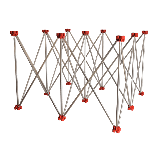 Stół roboczy "SPIDER - 9"  3 X 3 kolumy  (113*113*80) WERTEC - WTSPIDER09