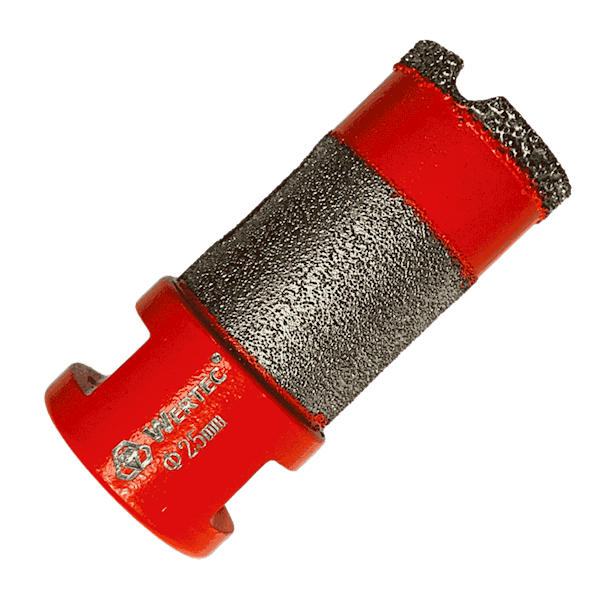 Koronka diamentowa do wiercenia i szlifowania 25mm WERTEC - WTAR25