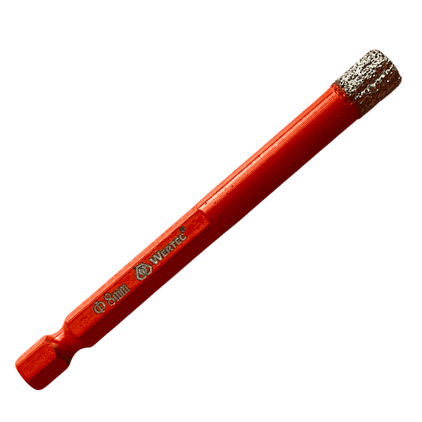 Koronka diamentowa do gresu i glazury  8mm HEX WERTEC - WTW08