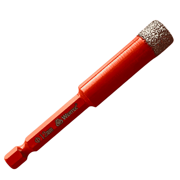 Koronka diamentowa do gresu i glazury 12mm HEX WERTEC - WTW12