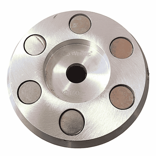 Magnetyczny dysk szlifierski 100mm M14vWERTEC - WTM100