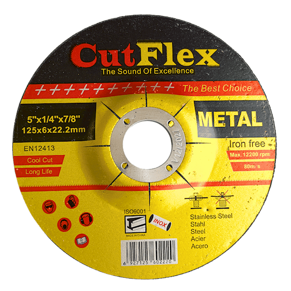Tarcza do metalu CutFlex 125x22,23x6,0 - TS12560CF