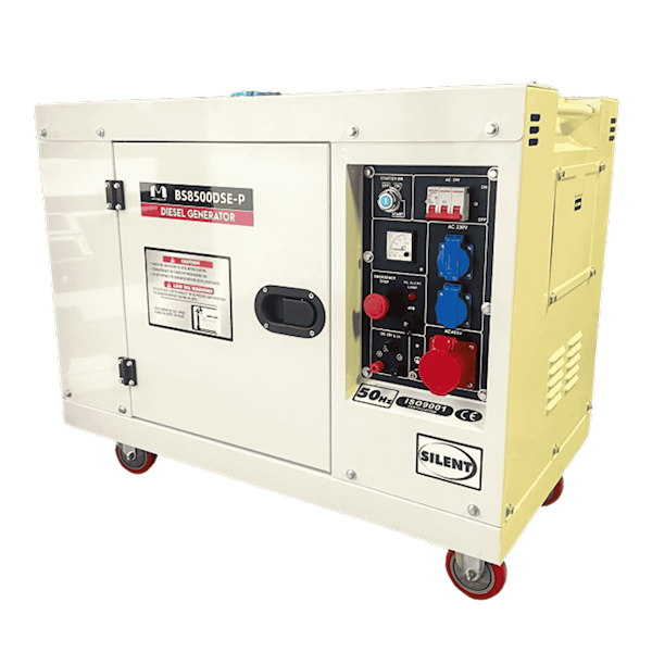 Agregat prdotwórczy 3-fazy 7500W Diesel SILENT - BS8500DSE-P