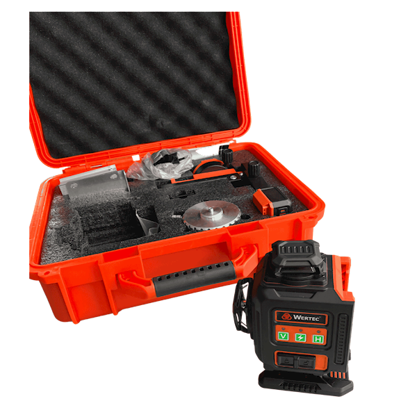 Laser poziomujący 16 liniowy green light WT-5899/W WERTEC