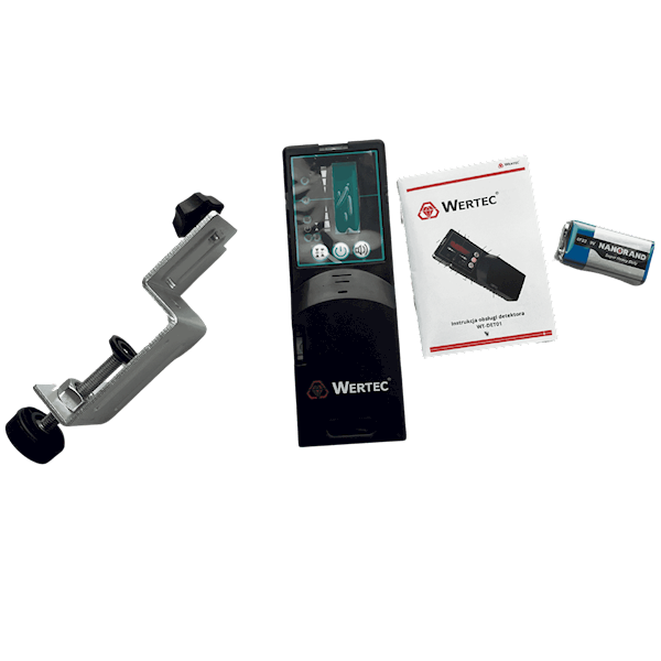Detektor-odbiornik do laserów WERTEC WT-DET01