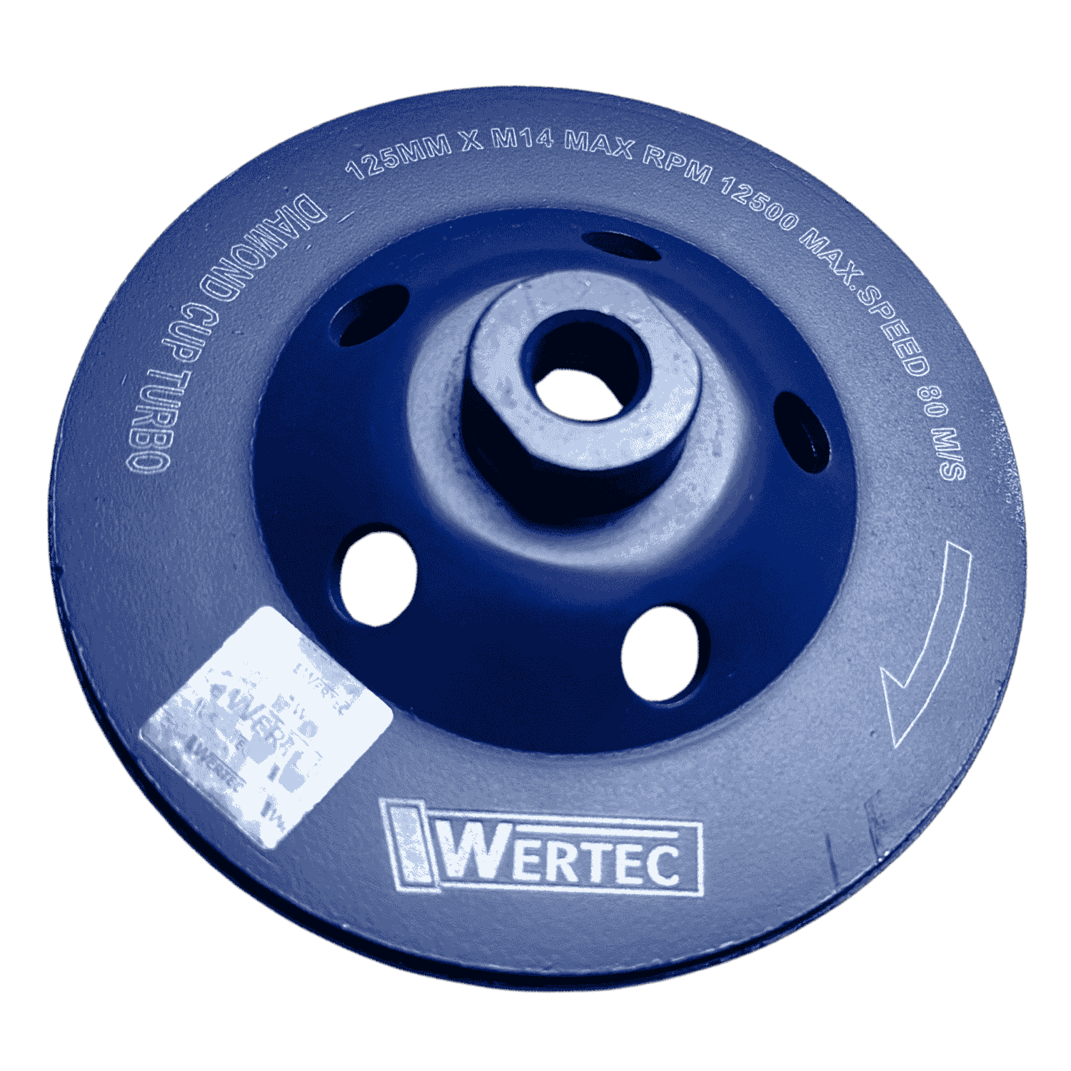 Tarcza Diamentowa do szlif. 125xM14 Turbo WERTEC - WTD125TM14