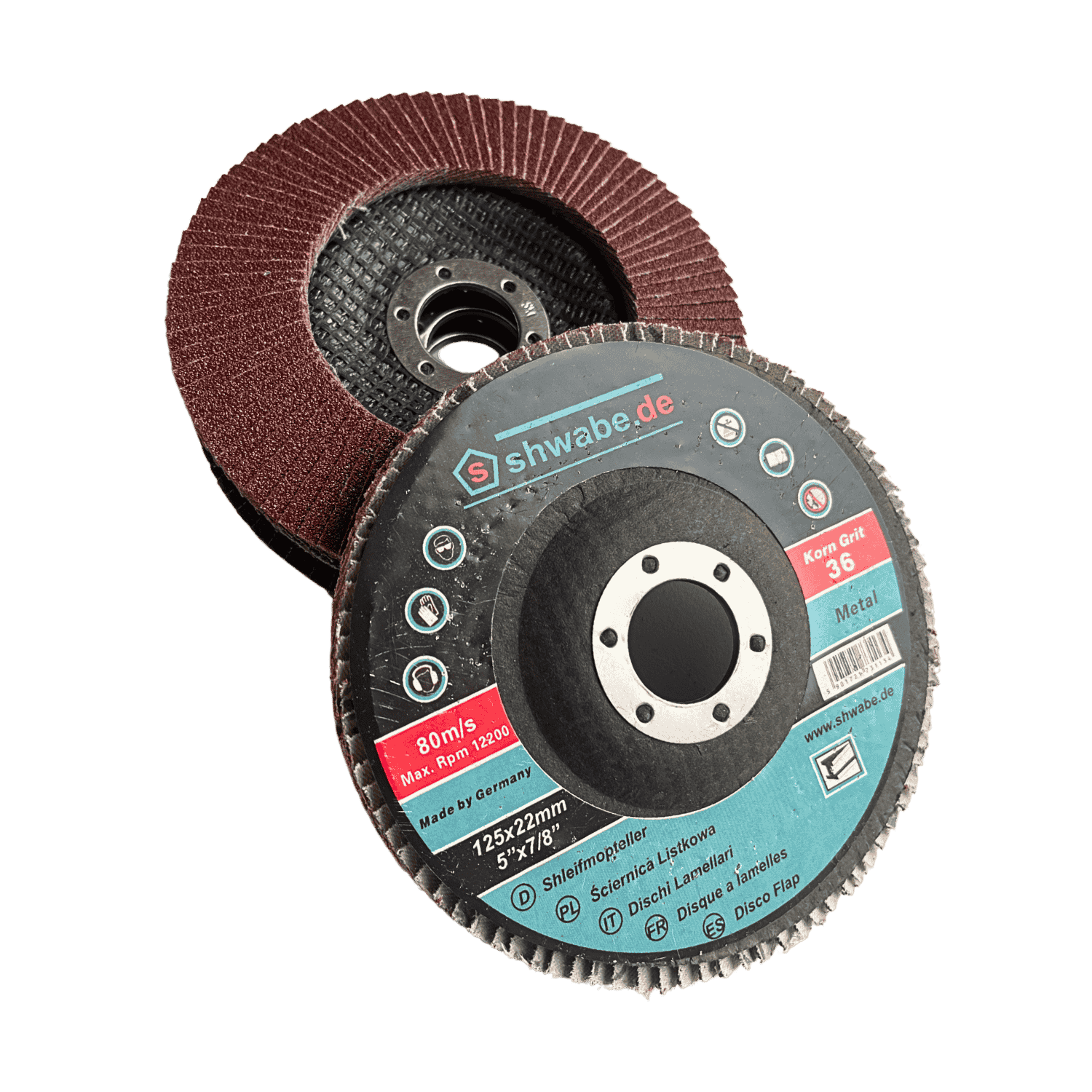 Sciernica listkowa 125mm gr.36 shwabe.de - SL12536SH