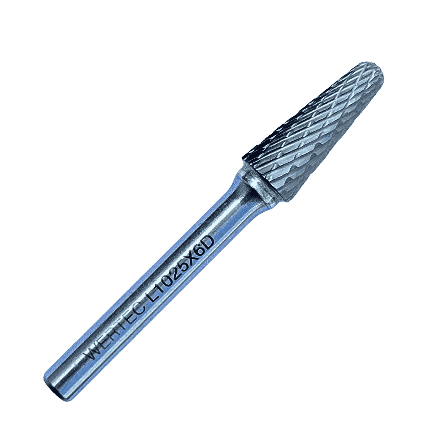 Pilnik obrotowy stożkowo-zaokrąglony TYP L 10x25x65x6mm - L1025X6D