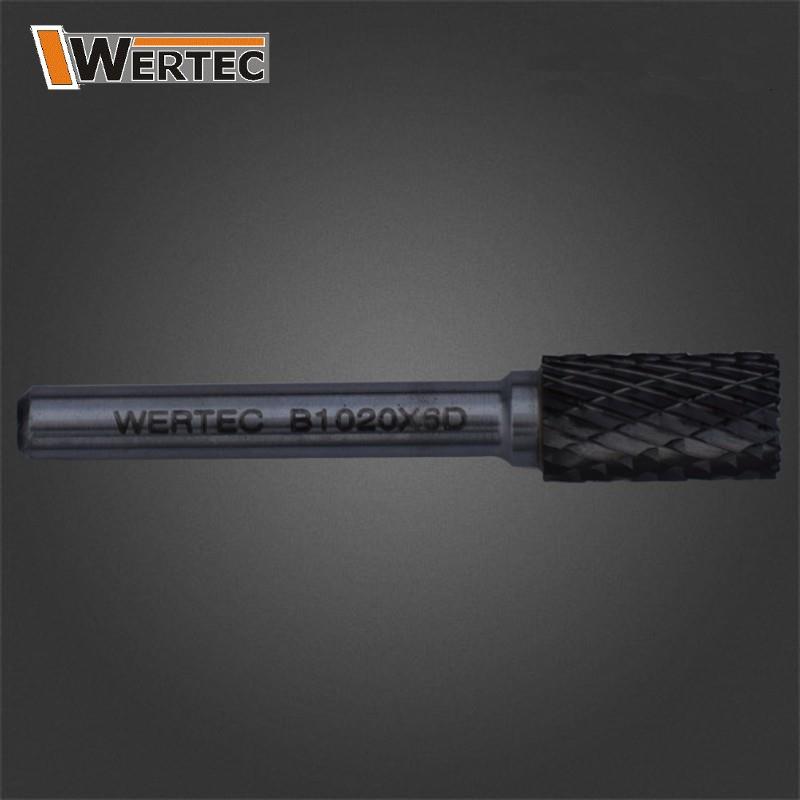 Pilnik obrotowy cylindr. z uzęb. czoł. TYP B 10x20x65x6mm - B1020X6D