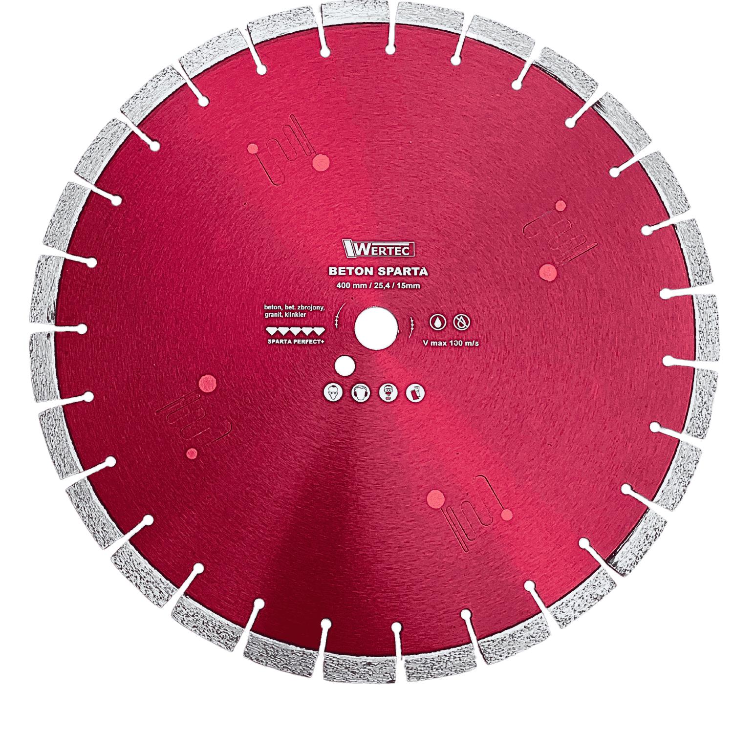 Tarcza Diamentowa SPARTA 400x25,4x15mm - SPARTA400