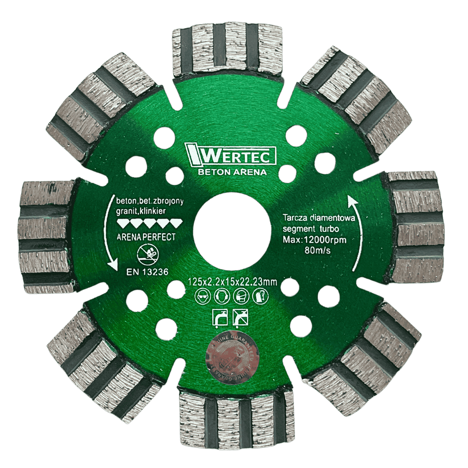 Tarcza Diamentowa ARENA 125x22,23x15mm - ARENA125