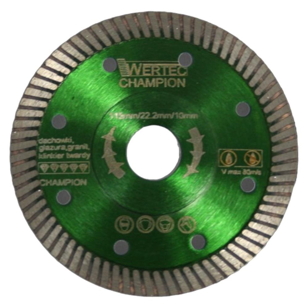 Tarcza diamentowa CHAMPION 115x1.0x22.23x10mm - CHAMPION115