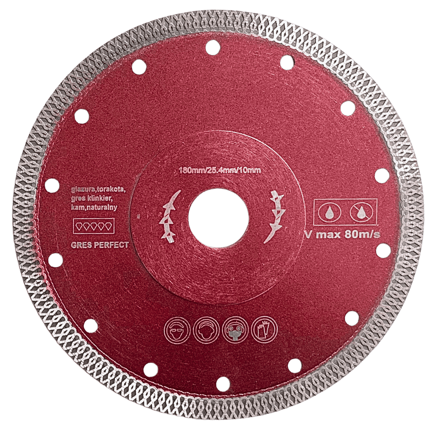 Tarcza Diamentowa TOOLMAN GRES 180X25,4MM - TLGRES180