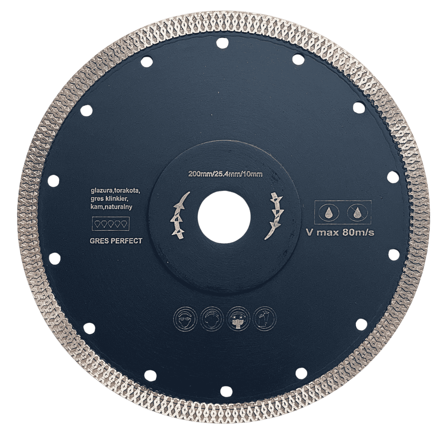 Tarcza Diamentowa TOOLMAN  GRES 200X25,4MM - TLGRES200