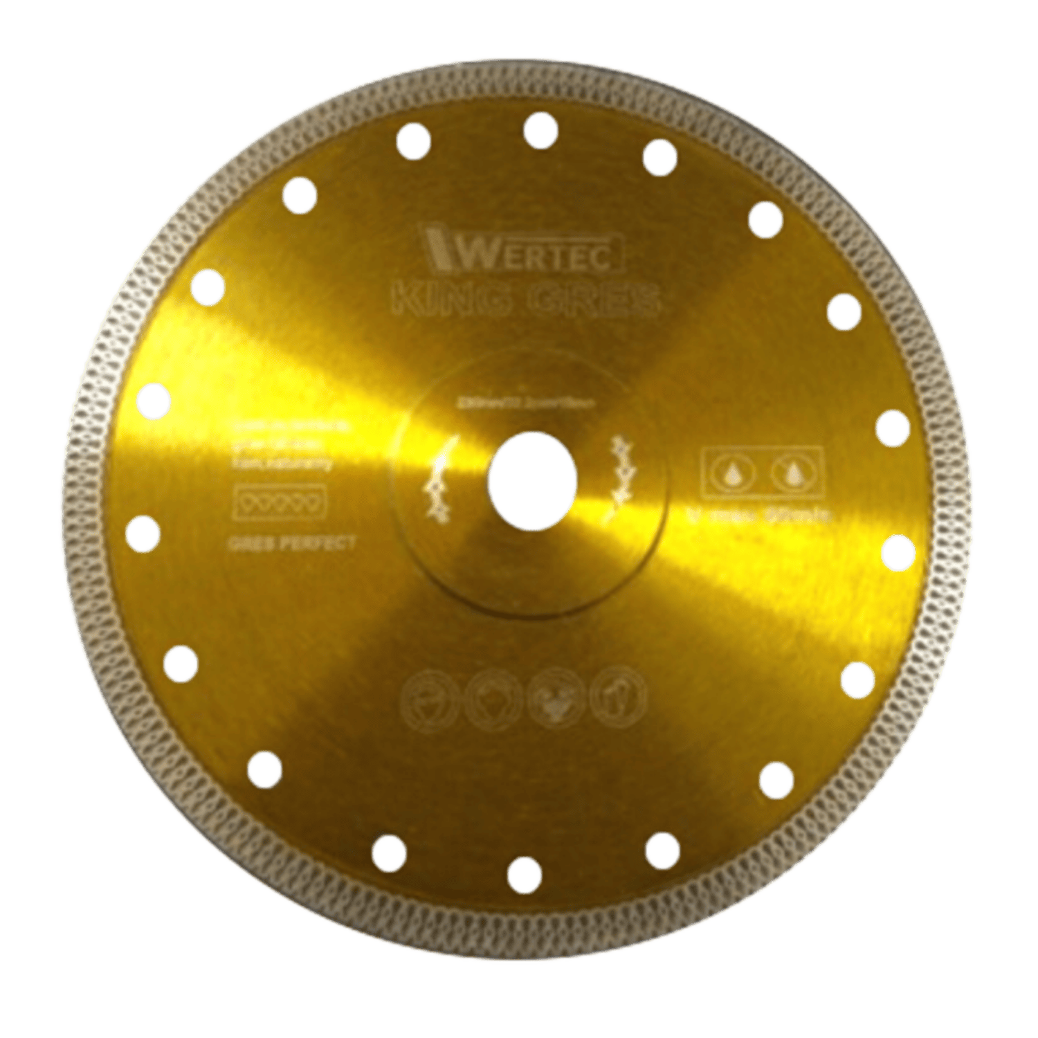 Tarcza Diamentowa KING GRES 230x25,4x10mm - KINGGRES23025