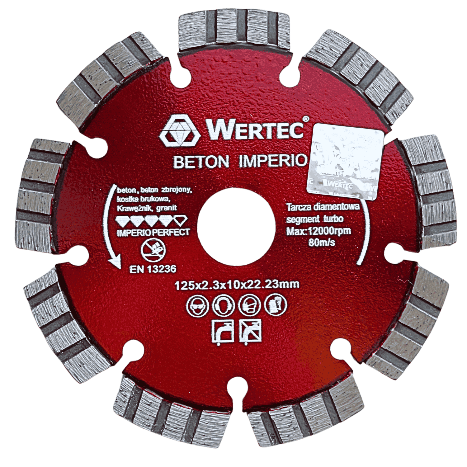 Tarcza Diamentowa IMPERIO 125x22,23x10mm - IMPERIO125