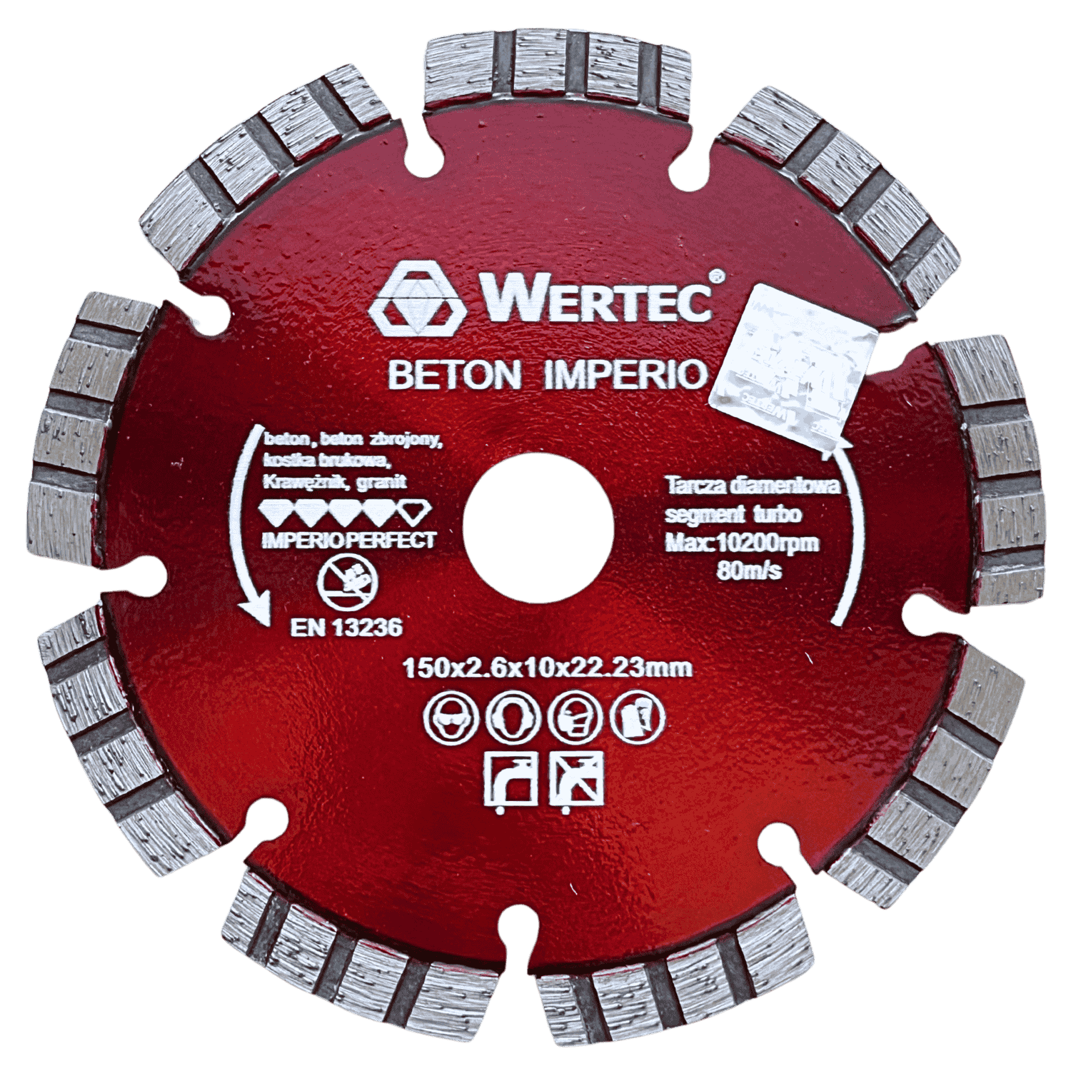 Tarcza Diamentowa IMPERIO 150x22,23x10mm - IMPERIO150