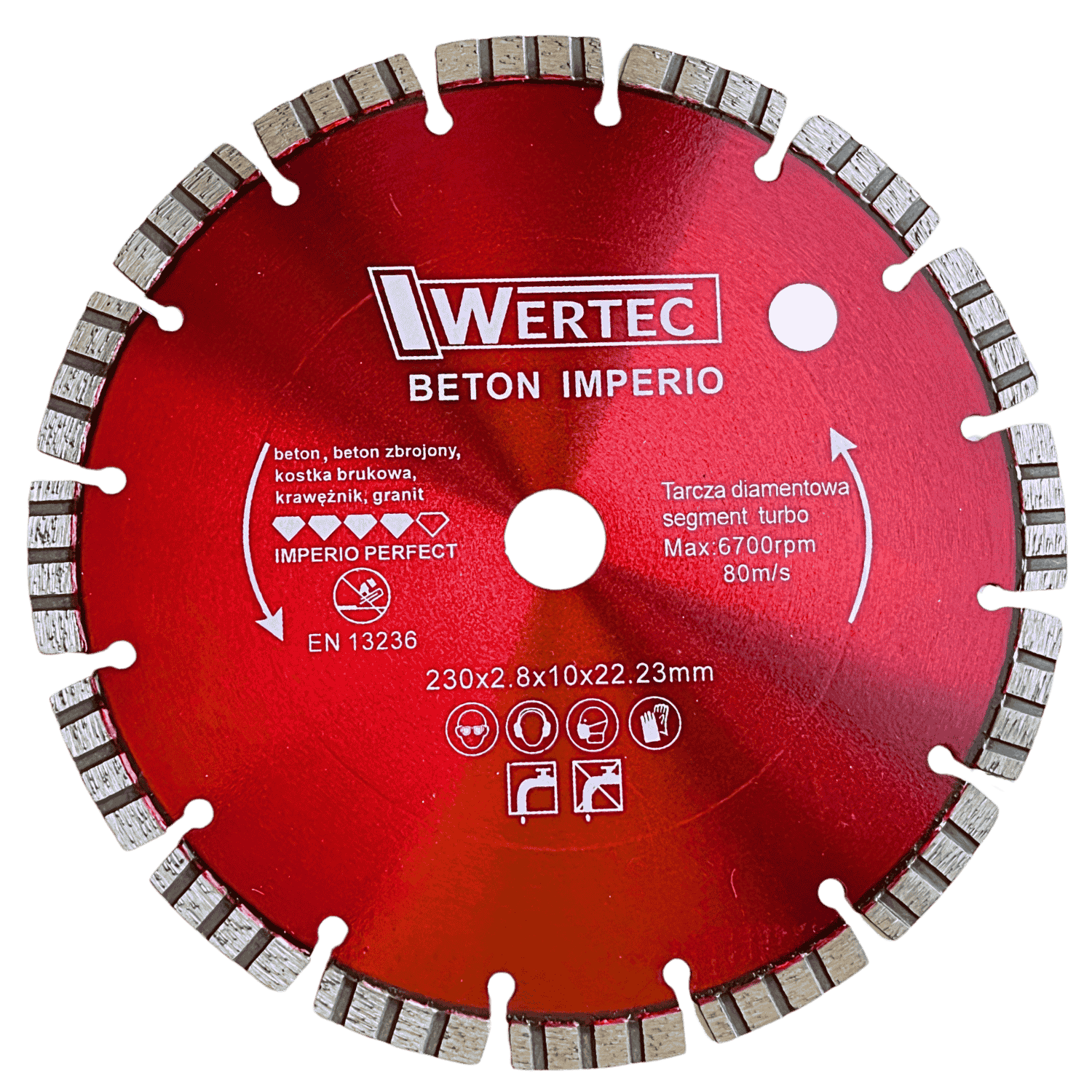 Tarcza Diamentowa IMPERIO 230x22,23x10mm - IMPERIO230