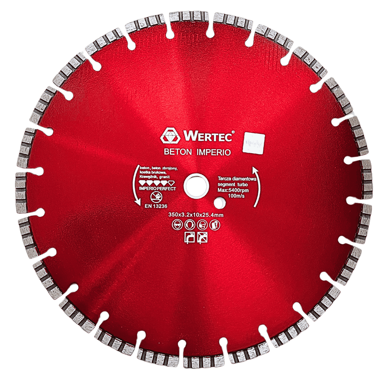 Tarcza Diamentowa IMPERIO 350x25,4x10mm - IMPERIO35025