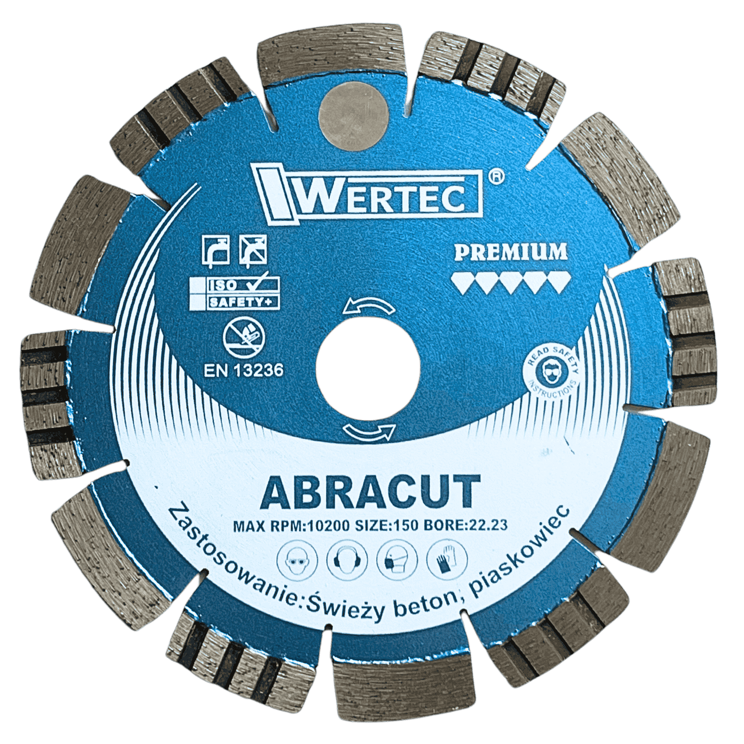 Tarcza Diamentowa ABRACUT 150x10x22,23 - ABRACUT150