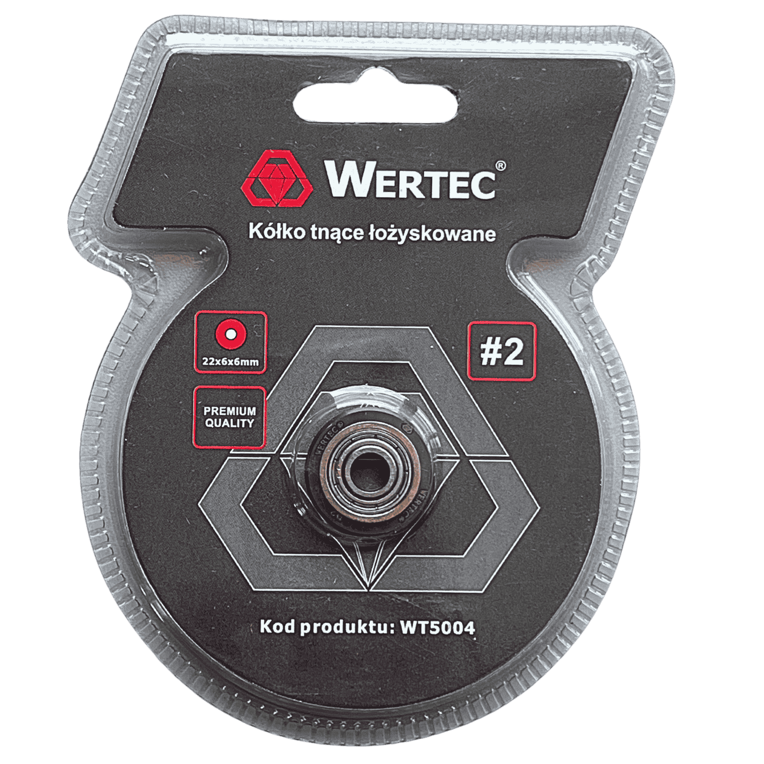 Kółko tnące łożyskowane 22x6x6 #2 - WT5004