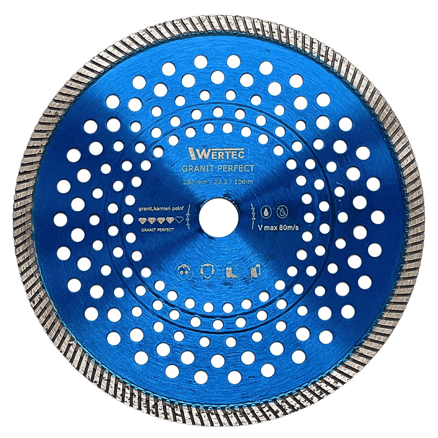Tarcza Diamentowa GRANIT 230x10x22,23 WERTEC - GRANIT230