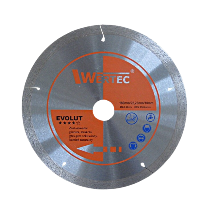 Tarcza diamentowa EVOLUT 180MMx1.8x10 x 25,4 - EVOLUT18025