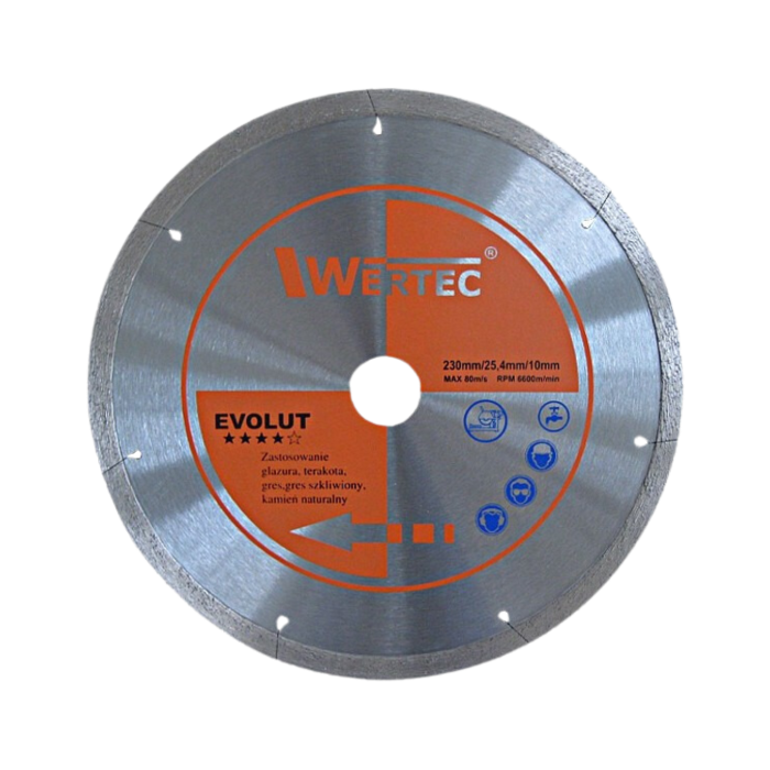 Tarcza diamentowa EVOLUT 230MMx2.0x10 x 22,23 - EVOLUT23022