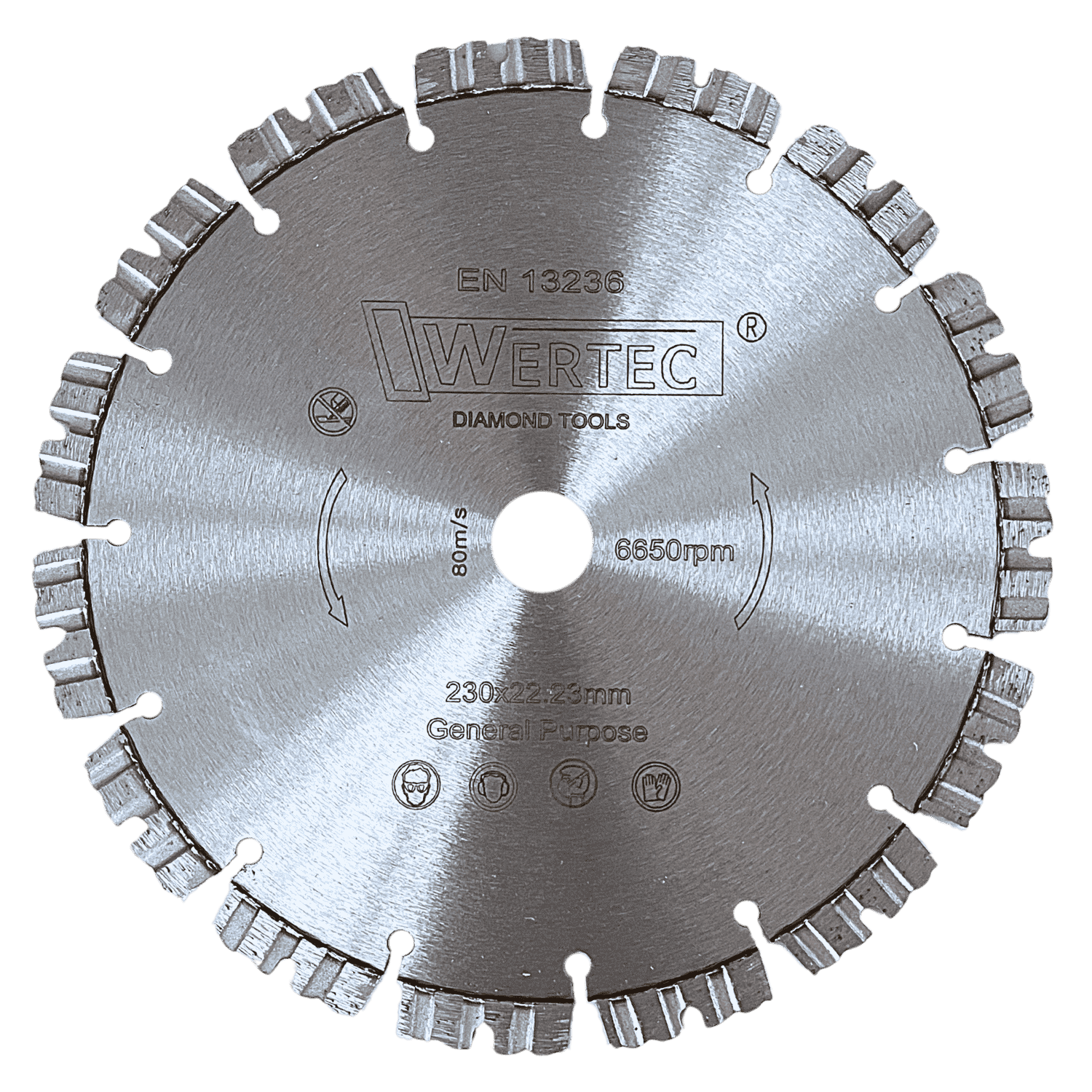 Tarcza diamentowa 230 U shape laser - WT230US