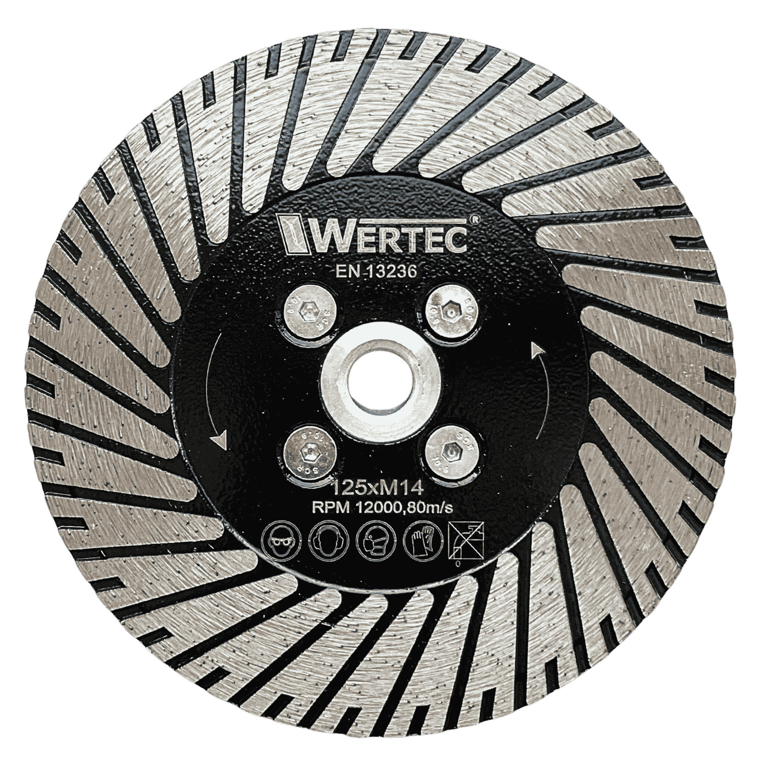 Tarcza diamentowa do cięcia granitu 125mm M14 - WTDG125M14