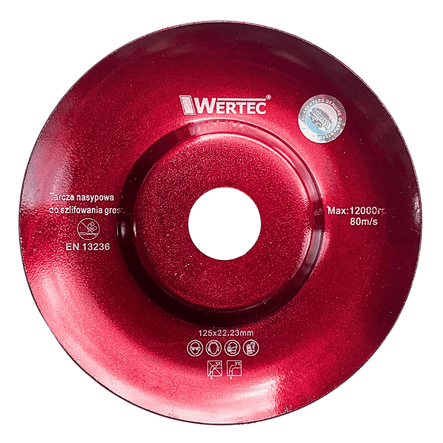 Tarcza diamentowa nasypowa 125mm gr 30-40 - WTD125VB40