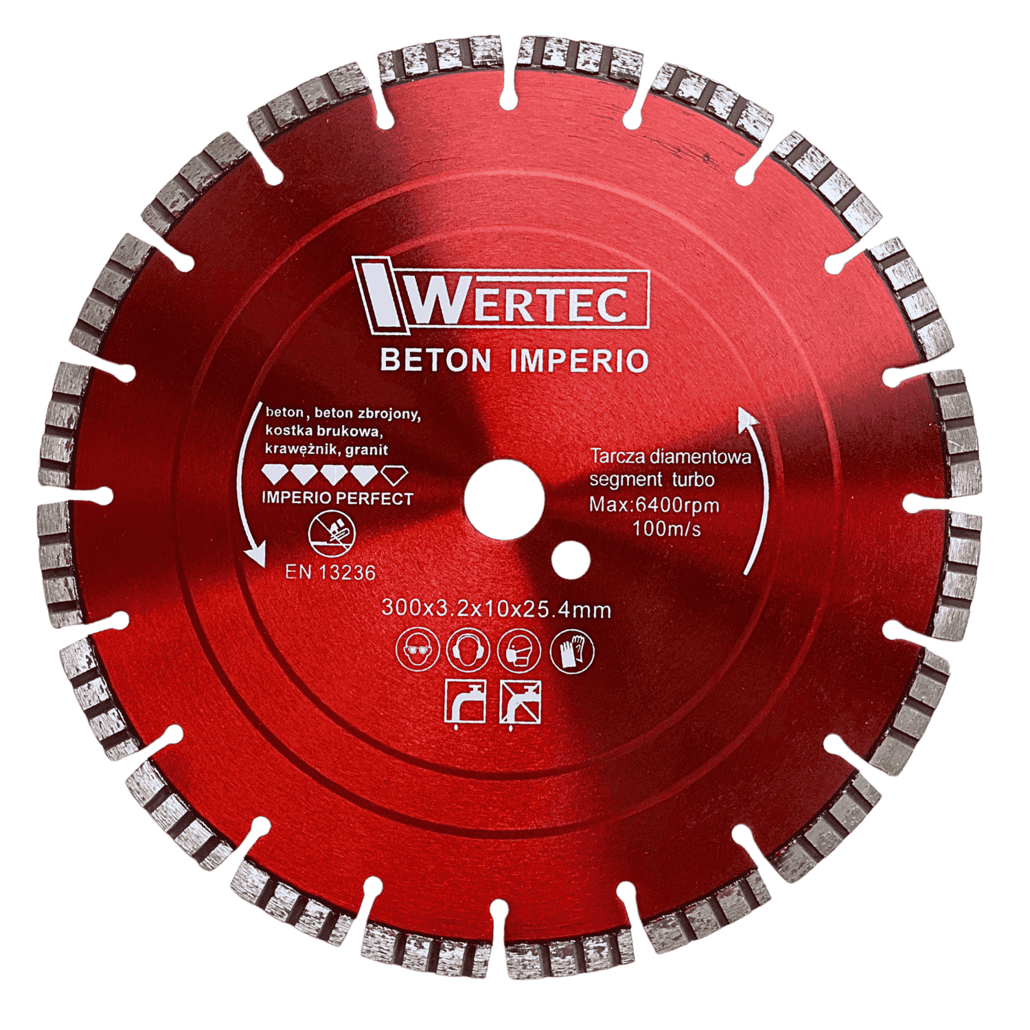 Tarcza Diamentowa IMPERIO 300x25,4x10mm - IMPERIO300