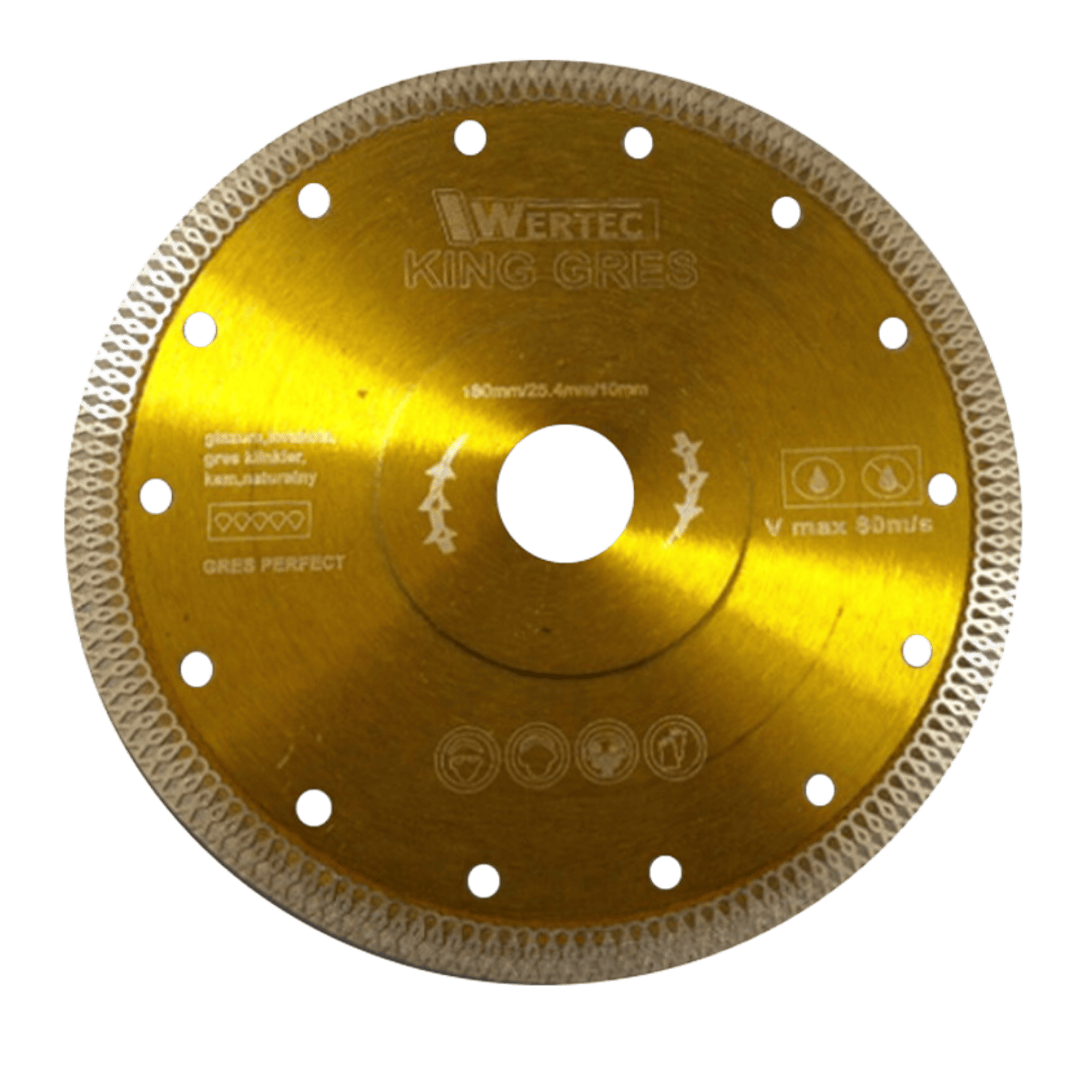 Tarcza Diamentowa KING GRES 180x22,23x10mm - KINGGRES18022