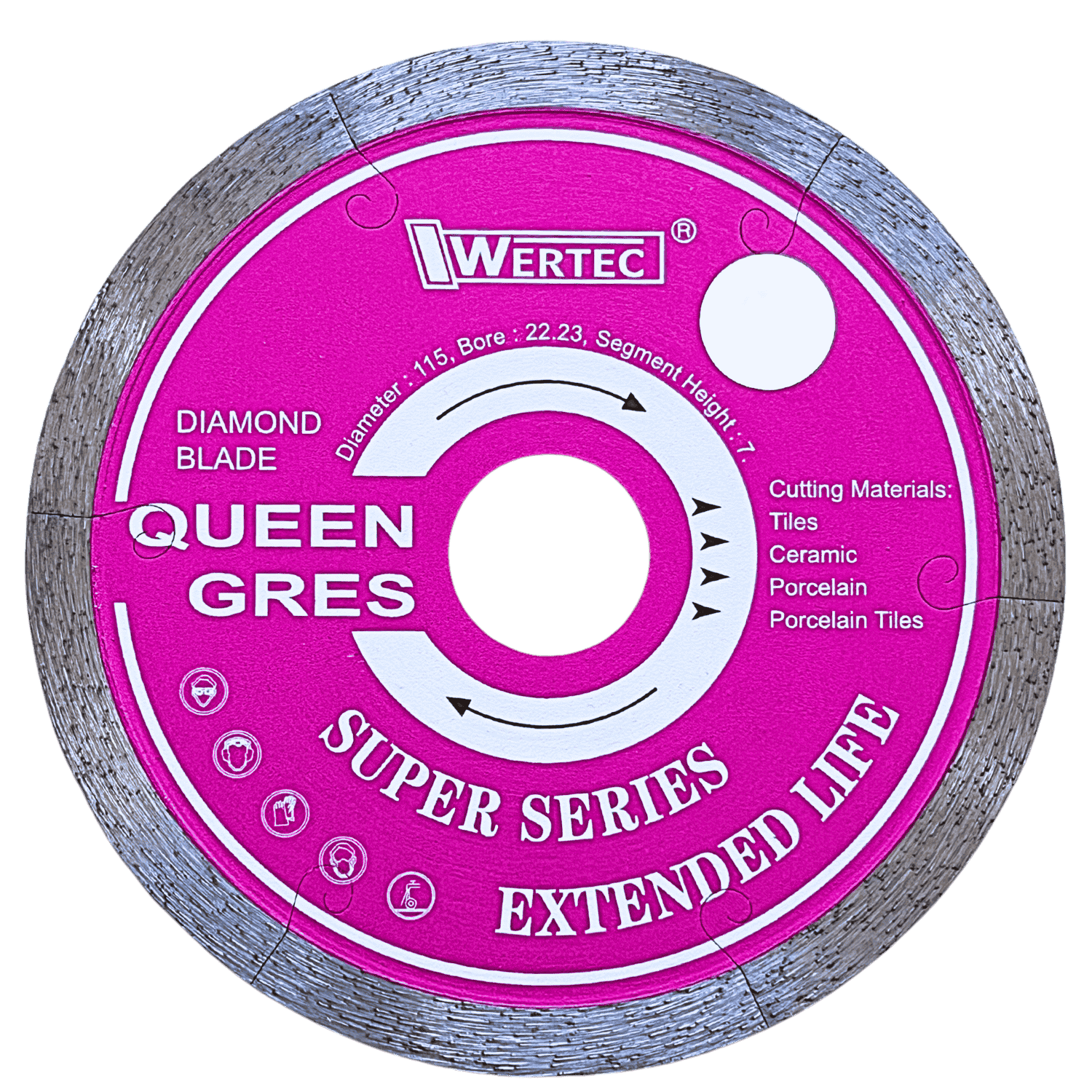 Tarcza diamentowa QUEEN GRES 115x1,6x7,22,23mm - QG115