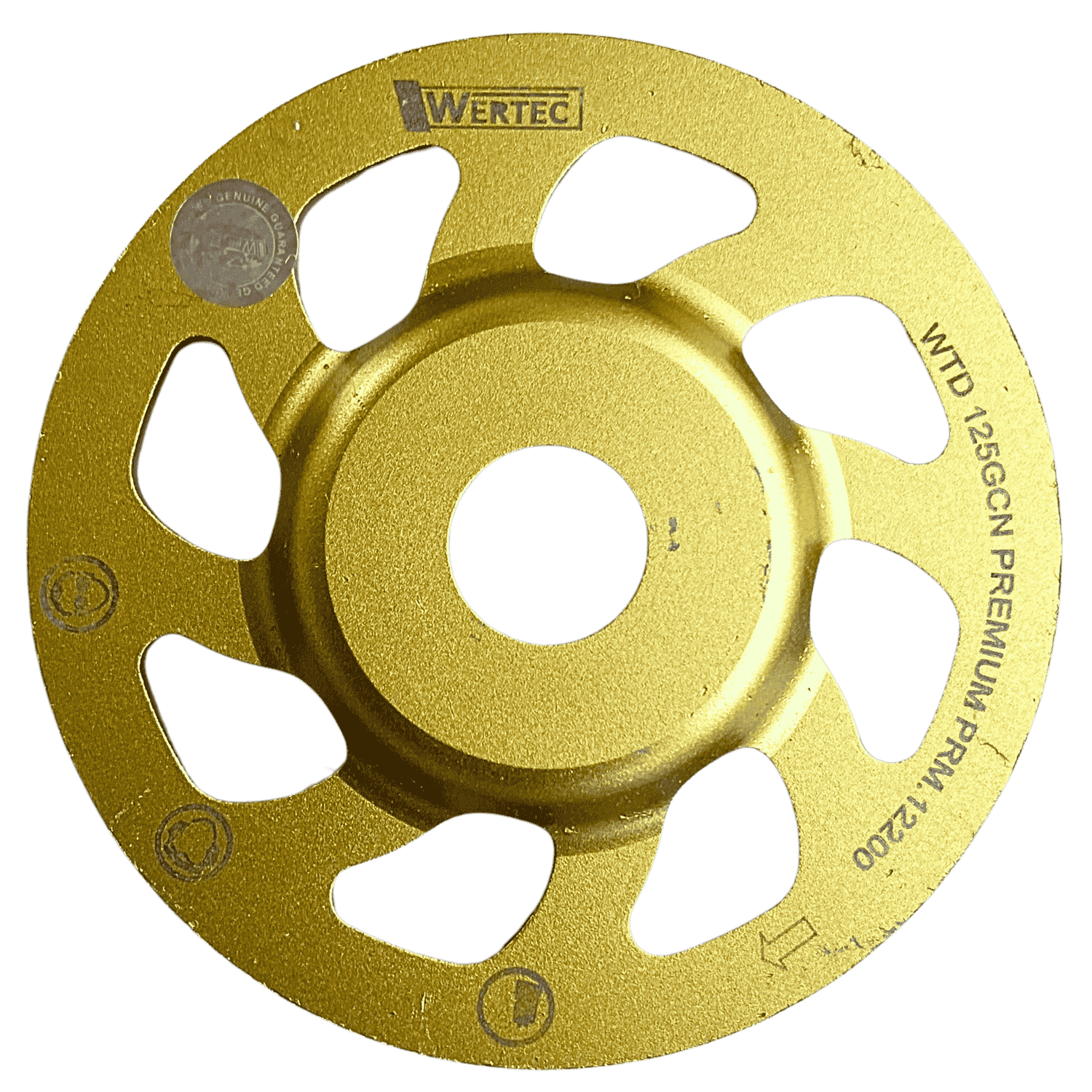Tarcza Diamentowa do szlif.125x22,23 GCN PREMIUM WERTEC - WTD125GCNPREM