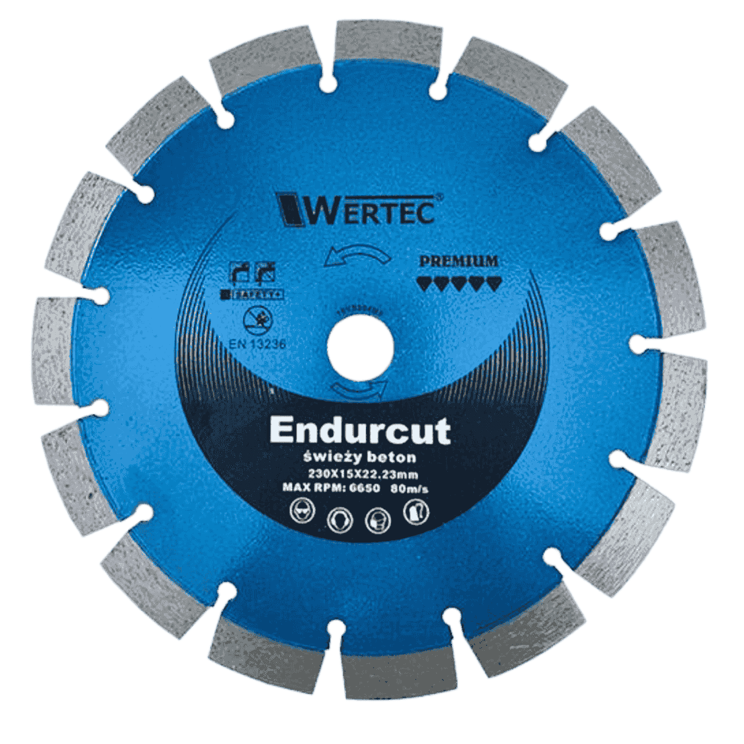 Tarcza diamentowa ENDURCUT 230x15x22,23mm świeży beton - ENDURCUT230