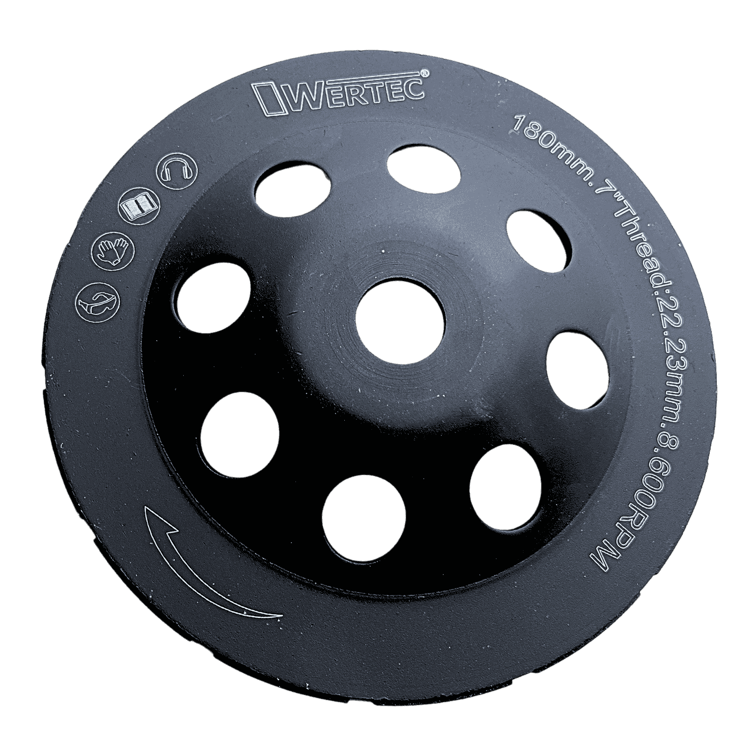 Tarcza do szlifowania podwójna 180x22,23 TOOLMAN - TLD180D