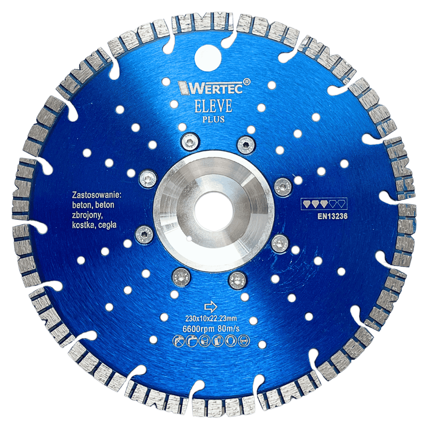 Tarcza Diamentowa z flanszą 230x10x22,23mm ELEVEN - ELEVENPLUS230